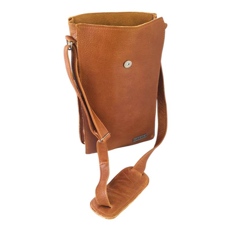 Genuine Leather 2 Bottle Sling Carrier Bag | MIRELLE