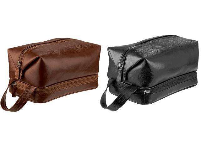 Genuine Leather Toiletry Bag | MIRELLE