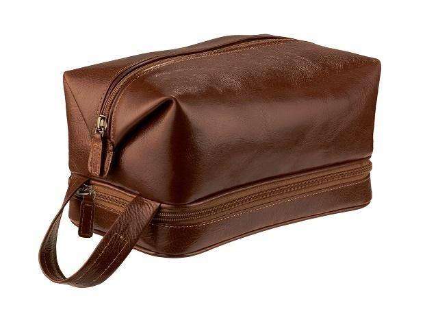 Genuine Leather Toiletry Bag | MIRELLE