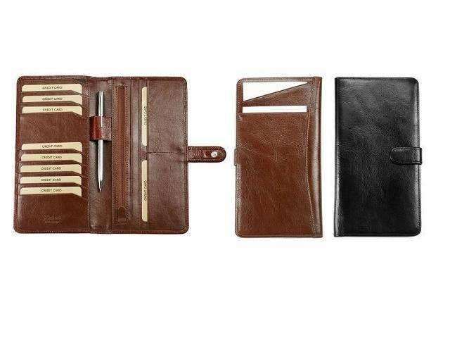 Adpel Slimline Travel Wallet - Brown