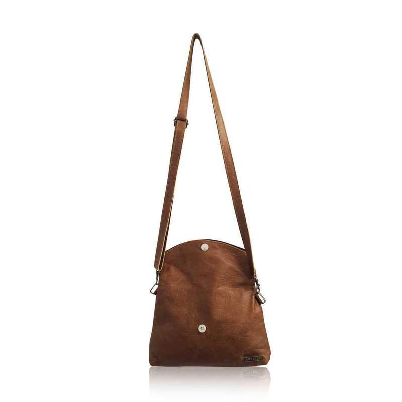 Genuine Leather 3-Way Convertible Backpack | Messenger Handbag - MIRELLE