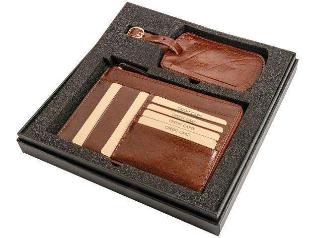 Genuine Leather Passport Holder and Luggage Tag