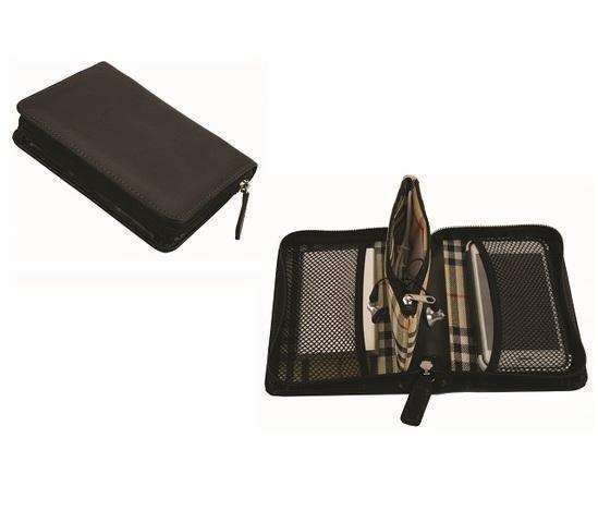 Genuine Leather Tech Utility Compartment Case