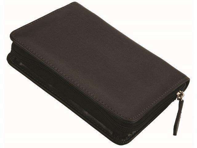 Genuine Leather Tech Utility Compartment Case