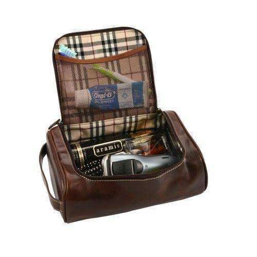 Genuine Leather Toiletry Bag | MIRELLE