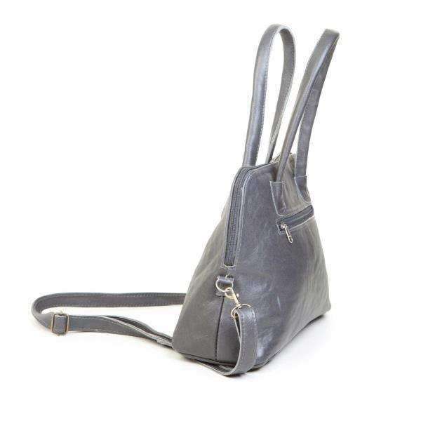 Mirelle Framed Tote Handbag With Protective Feet - Genuine Leather