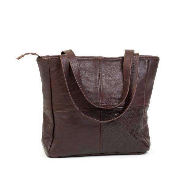 Mirelle Genuine Leather Classic Shopper Handbag
