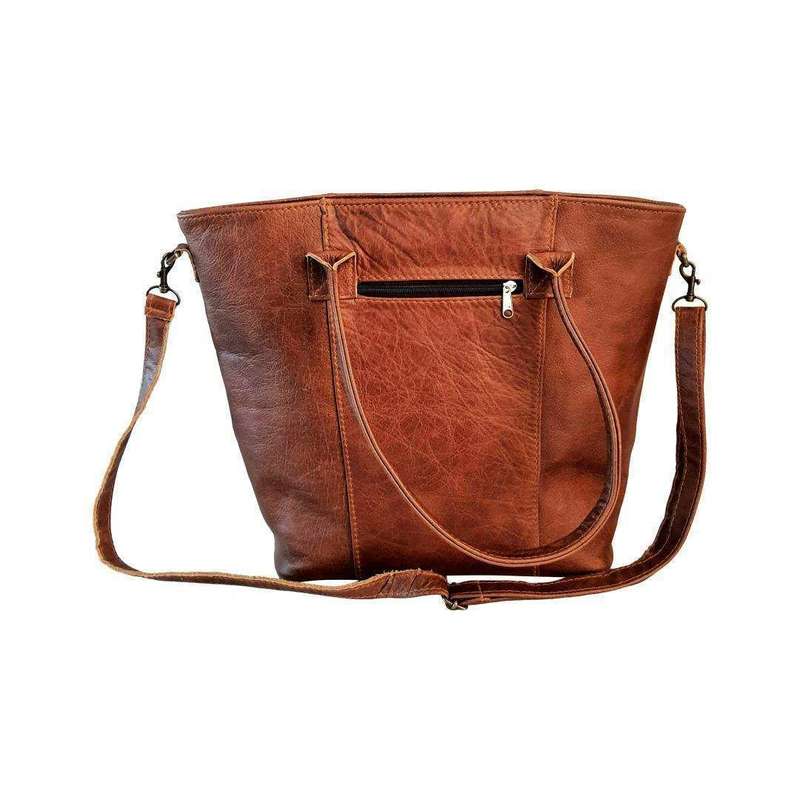 Mirelle Genuine Leather Classic Tote Handbag