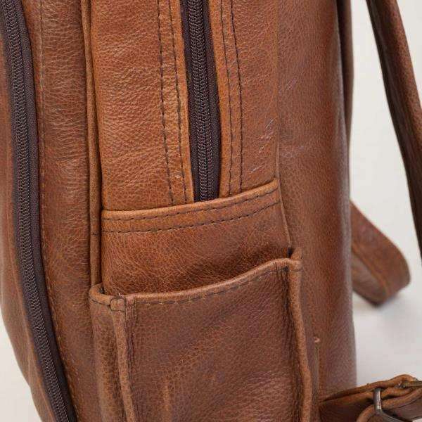 Mirelle Genuine Leather Laptop Backpack