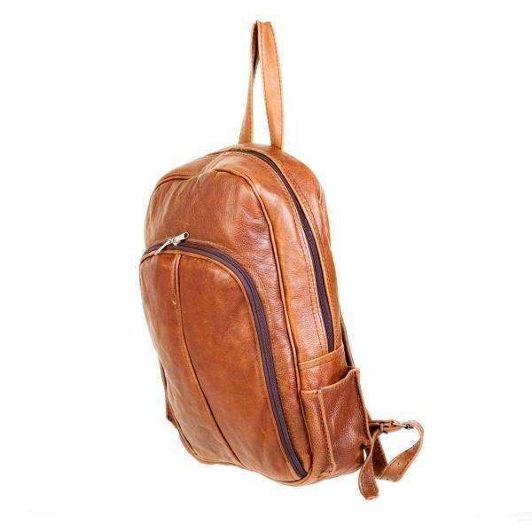 Mirelle Genuine Leather Laptop Backpack