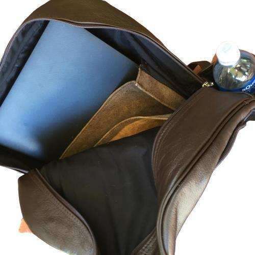 Mirelle Genuine Leather Laptop Backpack