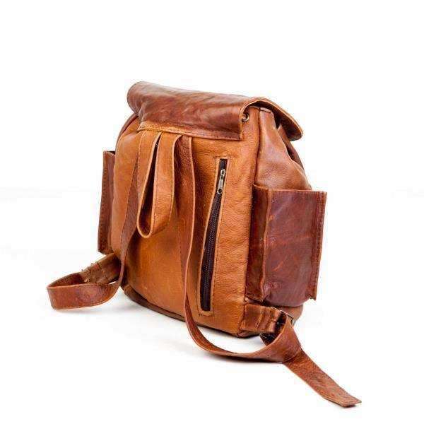 Mirelle Genuine Leather Tourist Backpack Satchel  Handbag