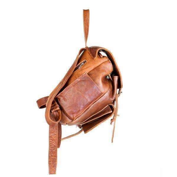 Mirelle Genuine Leather Tourist Backpack Satchel  Handbag