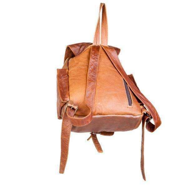 Mirelle Genuine Leather Tourist Backpack Satchel  Handbag