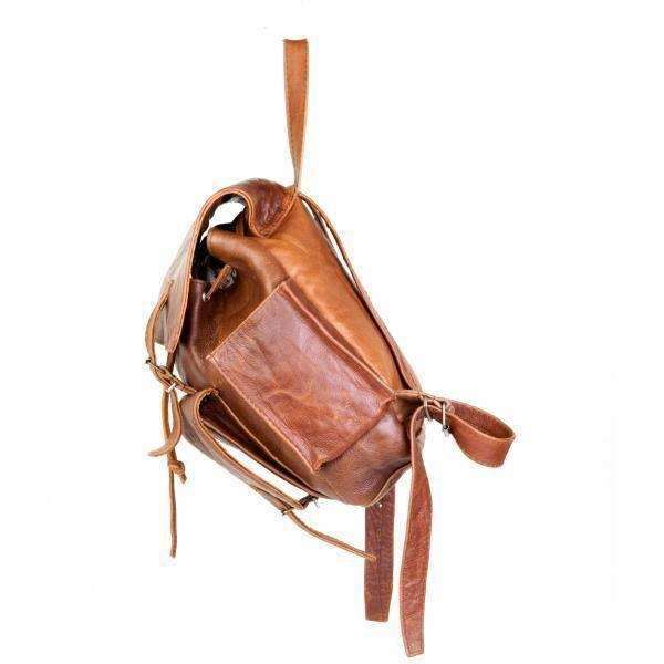 Mirelle Genuine Leather Tourist Backpack Satchel  Handbag