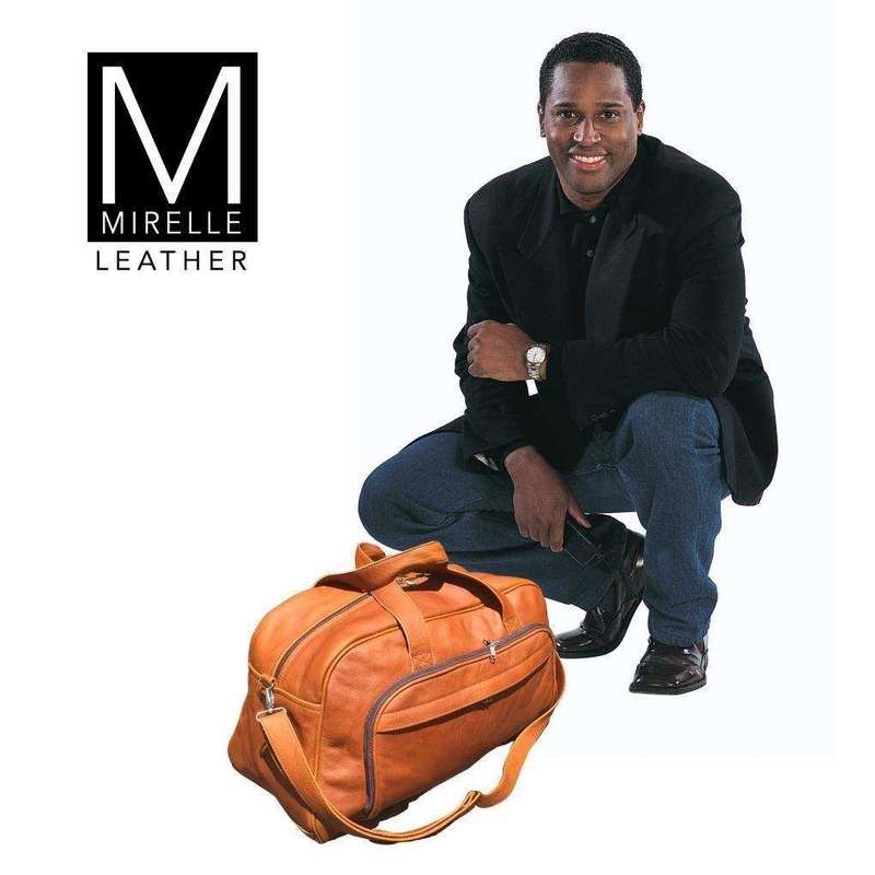Genuine Leather Weekender Travel Bag | MIRELLE