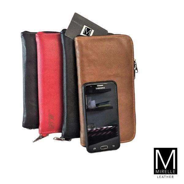 MIRELLE Leather Classic Shopper Handbag and Ladies Wallet - Combo Bundle