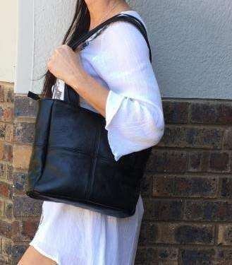 Mirelle Leather Shopper (Small) And Classic Purse - Combo