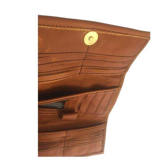 Mirelle Leather Under The Arm Shoulder Handbag And Classic Purse - Combo