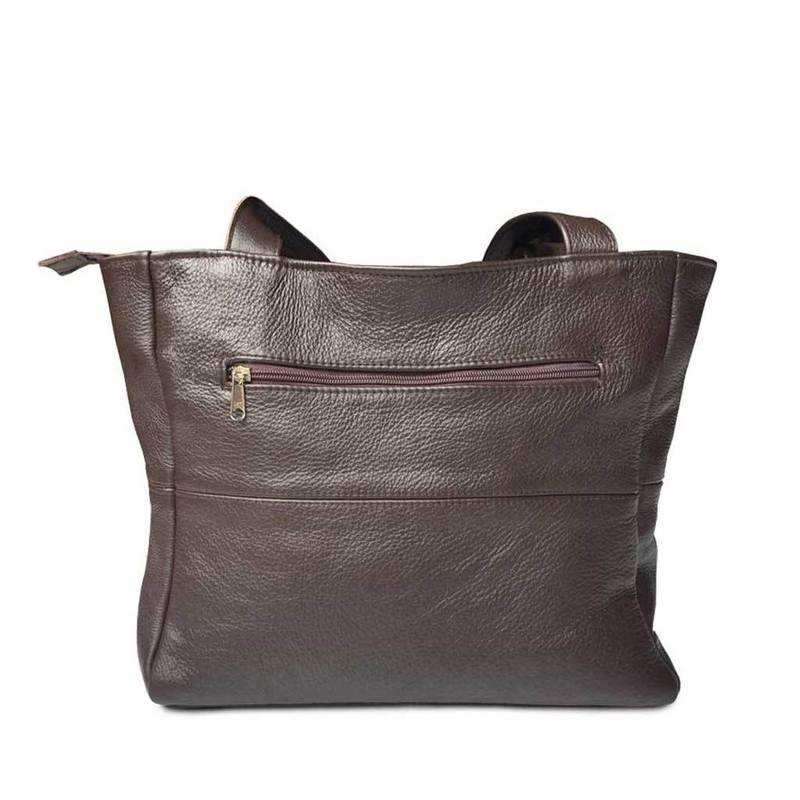 Mirelle Shopper Shoulder Handbag With Outside Zipped Pocket - Small