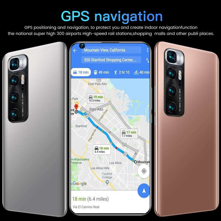 Unbranded M10 Ultra, 1GB+8GB, 6.8 inch Pole-notch Screen, Face ID & In-screen Fingerprint Identif...