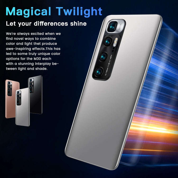Unbranded M10 Ultra, 1GB+8GB, 6.8 inch Pole-notch Screen, Face ID & In-screen Fingerprint Identif...