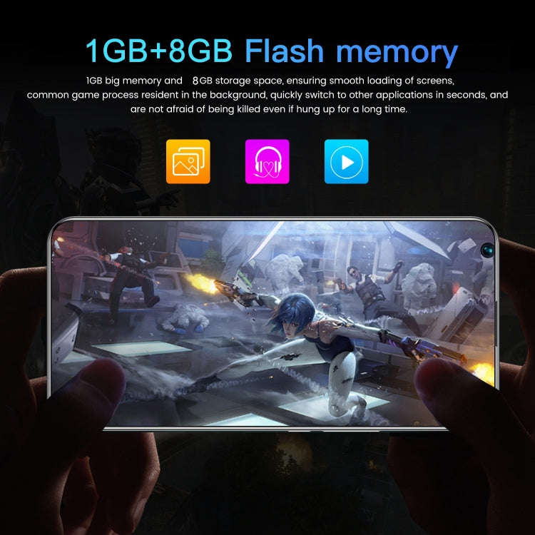 Unbranded M10 Ultra, 1GB+8GB, 6.8 inch Pole-notch Screen, Face ID & In-screen Fingerprint Identif...