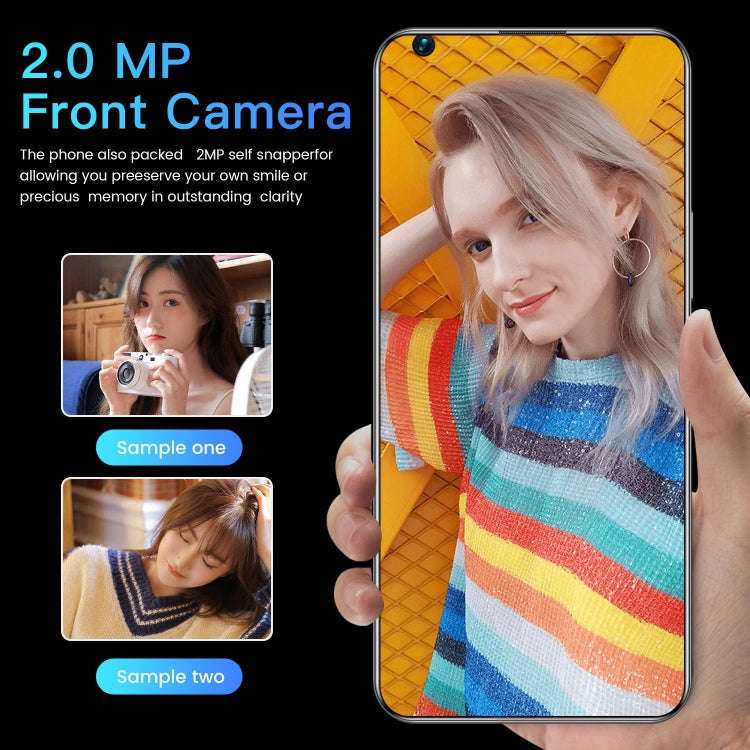 Unbranded M10 Ultra, 1GB+8GB, 6.8 inch Pole-notch Screen, Face ID & In-screen Fingerprint Identif...