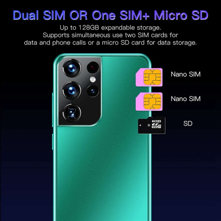 Unbranded S21+ Ultra F46, 1GB+8GB, 6.3 inch Drop Notch Screen, Face Identification, Android 6.0 7...