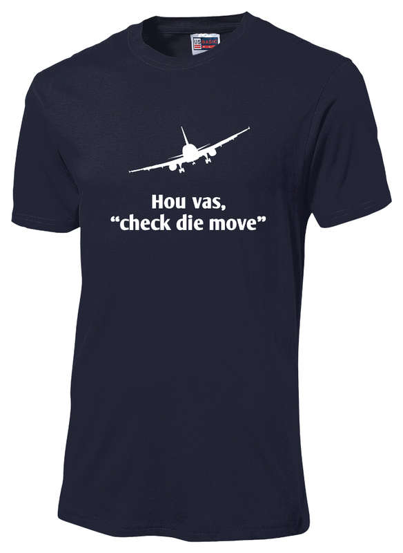 Hou vas - Check die move men's t-shirt