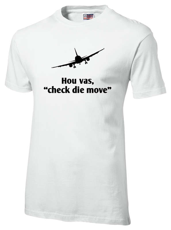 Hou vas - Check die move men's t-shirt