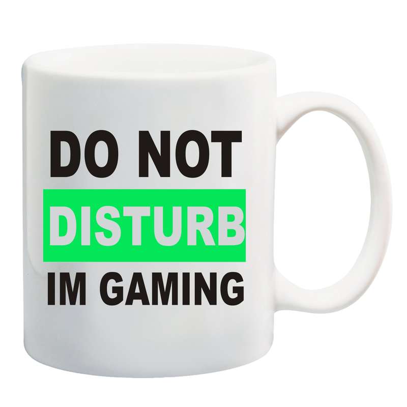 Do not disturb, i'm gaming mug