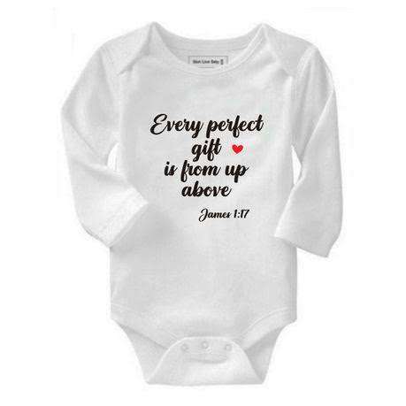 Every perfect gift is from up above baby grow