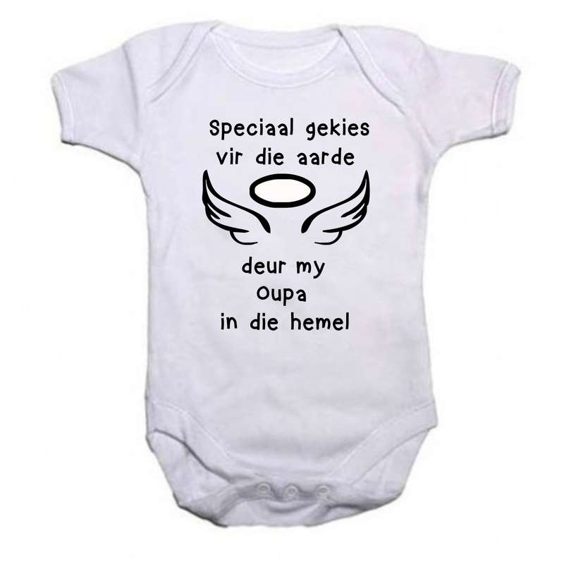 Speciaal gekies deur my oupa in die hemel  babygrow