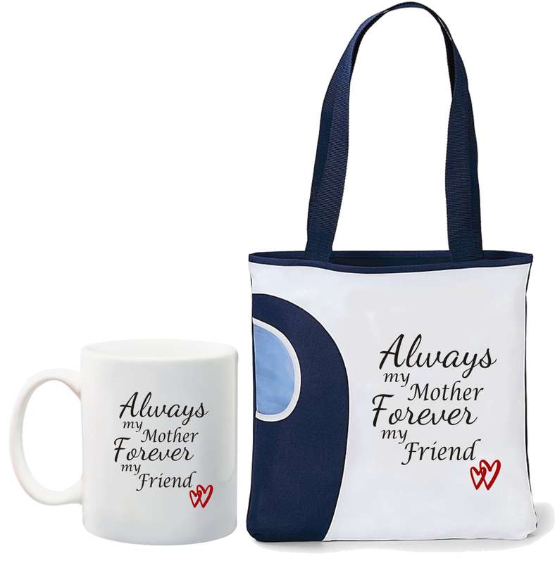 Always my Mother tote bag and mug combo