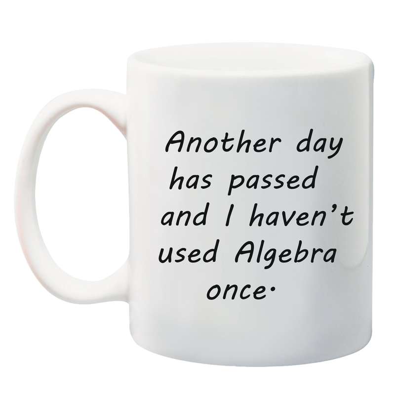 Another day has passed - Algebra Mug