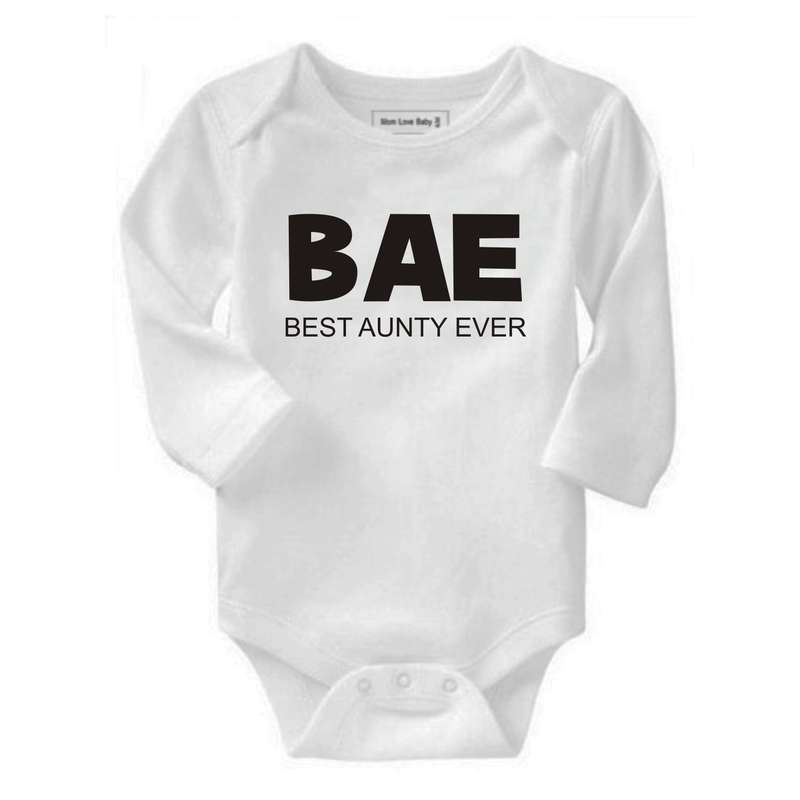 B A E  best aunty ever baby grow