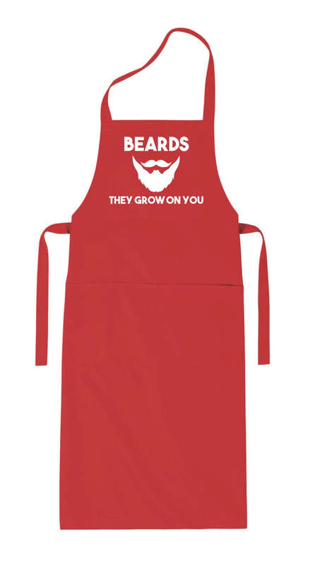 Beards: they grow on you  Apron