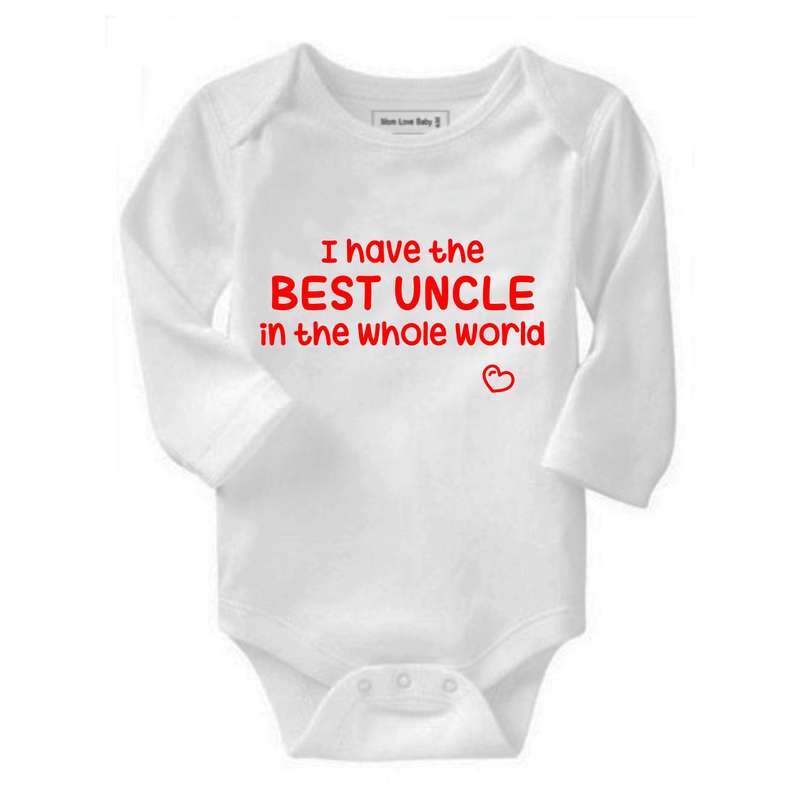 I have the best Uncle in the whole World baby grow