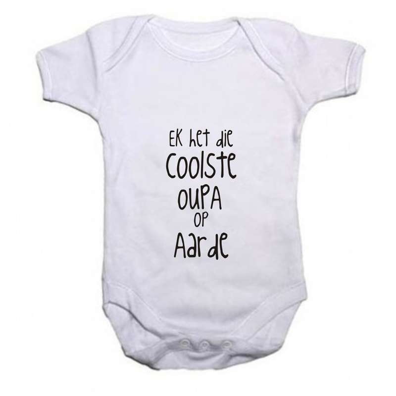 Ek het die Coolste Ouma/Oupa/Oom/Tannie op aarde baby grow