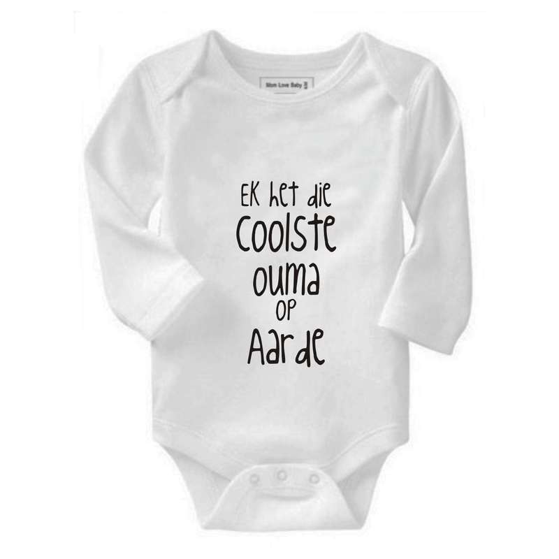 Ek het die Coolste Ouma/Oupa/Oom/Tannie op aarde baby grow