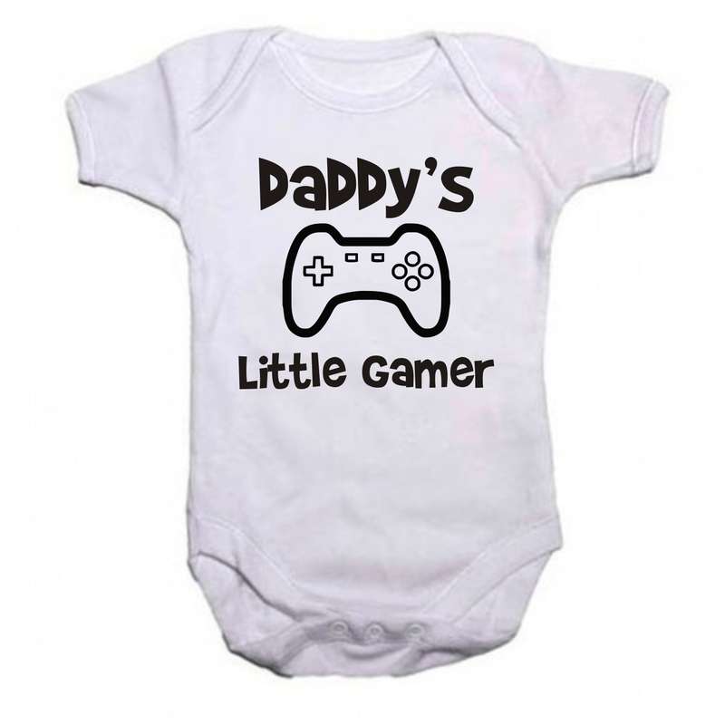 Daddy's little gamer baby grow