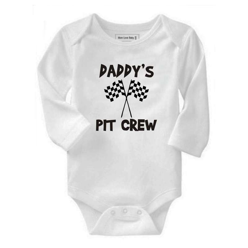 Daddy's Pit Crew baby grow