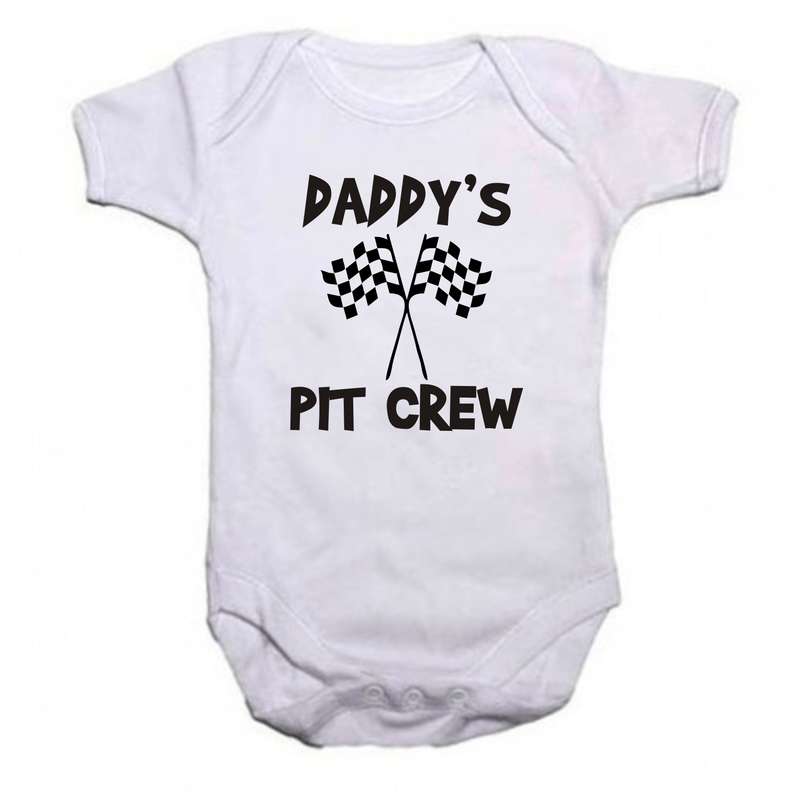 Daddy's Pit Crew baby grow