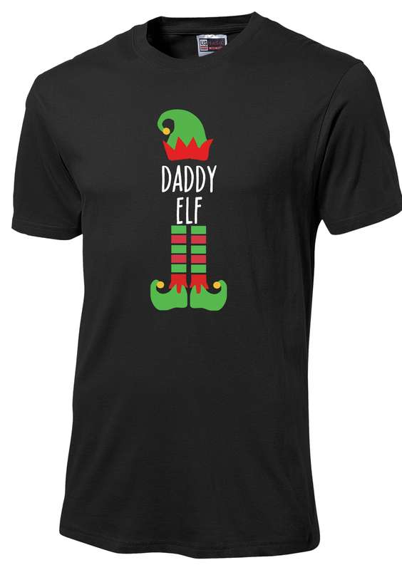 Daddy Elf Christmas t-shirt