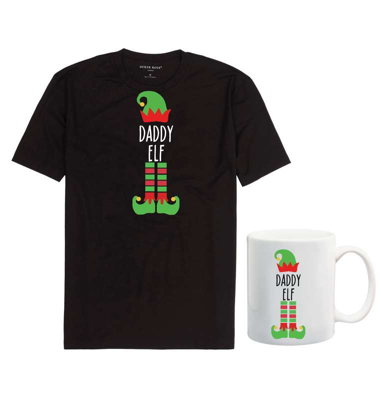 Daddy Elf T shirt and mug combo