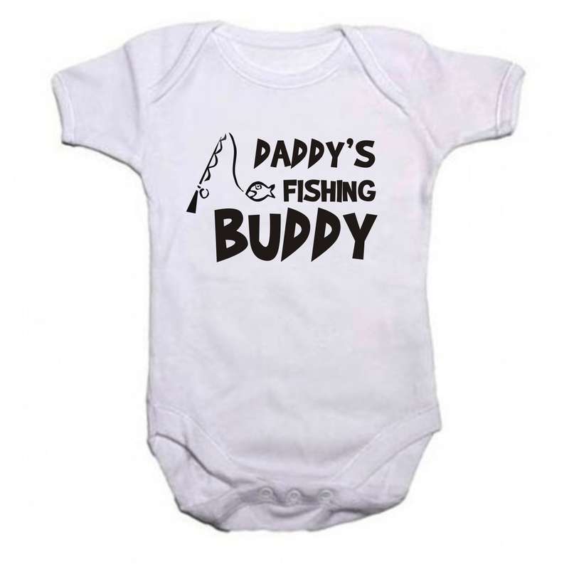 Daddy's/ Grandad's Fishing Buddy baby grow