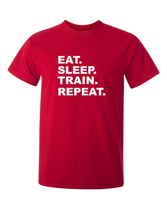 Eat Sleep Train Repeat t-shirt