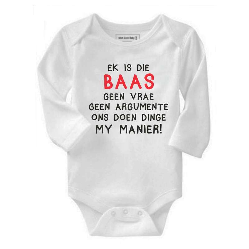 Ek is die Baas baby grow