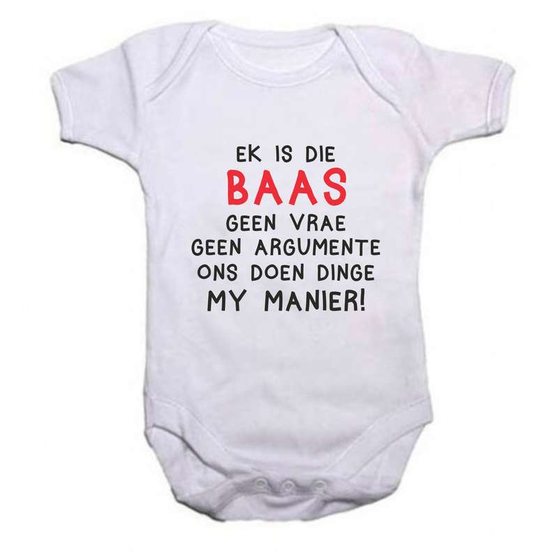 Ek is die Baas baby grow